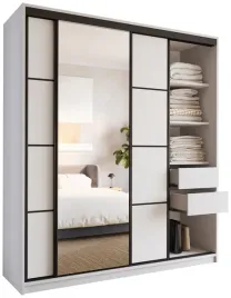 szafa-przesuwna-lustro-szuflady-180-cm-biala-loft