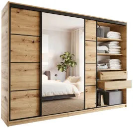 szafa-przesuwna-lustro-szuflady-280cm-artisan-loft