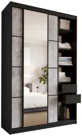 szafa-przesuwna-z-lustrem-150-cm-loft-max-z-polkami-szuflady-drazki-beton