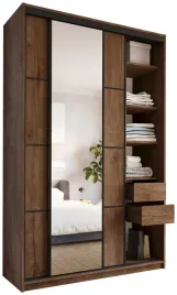 szafa-przesuwna-z-lustrem-150-cm-loft-max-szuflady-drazki-polki