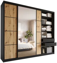 szafa-przesuwna-z-lustrem-280-cm-loft-max-z-polkami-szuflady-drazki