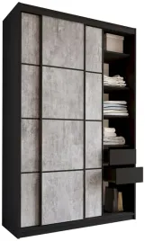 szafa-przesuwna-150-cm-loft-max-z-polkami-szuflady-drazki-beton