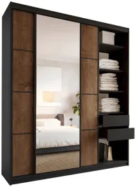 szafa-przesuwna-z-lustrem-200-cm-loft-max-z-polkami-szuflady-drazki
