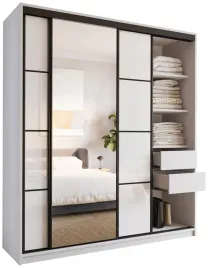 szafa-przesuwna-lustro-180-cm-biala-polysk-loft