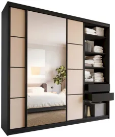 szafa-przesuwna-z-lustrem-250-cm-loft-max-z-polkami-szuflady-drazki-bez