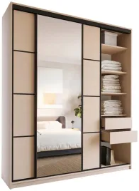 szafa-przesuwna-z-lustrem-200-cm-loft-max-z-polkami-szuflady-drazki-bez