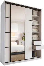 szafa-przesuwna-z-lustrem-180-cm-loft-max-biala-z-polkami-szuflady-drazki