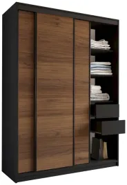 szafa-przesuwna-150-cm-loft-z-polkami-szuflady-drazki-orzech