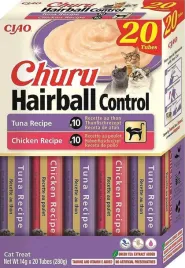 inaba-churu-hairball-control-przysmak-dla-kotow-kurczak-tunczyk-20x14g