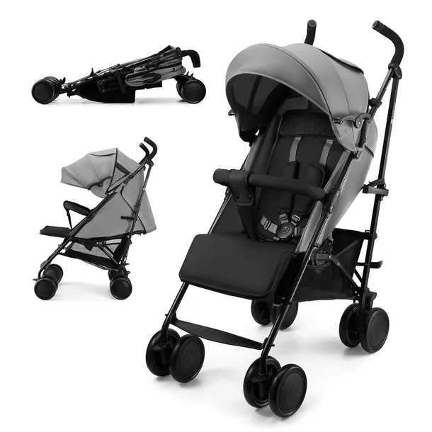 Wózek Spacerowy Kinderkraft Siesta 2 Parasolka Lekki Składany do 22 kg