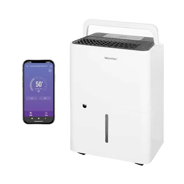 Osuszacz powietrza pochłaniacz wilgoci WiFi timer 12l/24h ODT-12N Warmtec