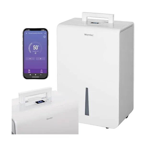 Osuszacz powietrza pochłaniacz wilgoci WiFi 25l/24h 46m2 ODT-25N Warmtec