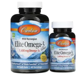 carlson-labs-elite-omega-3-1600mg-90-30-kapsulek-o-smaku-cytrynowym