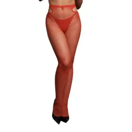 zloto-czerwone-rajstopy-cut-out-tights-z-wcieciem-z-siateczki-typu-kabaret