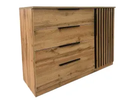 komoda-kris-kr-4-szerokosc-125-cm-dab-wotan-czarny-lamele-jednodrzwiowa-4