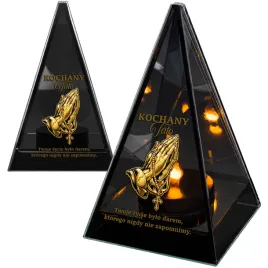 znicz-na-dzien-taty-ojca-lustrzany-lampion-solarny-3d-nadruk-uv-elegancki