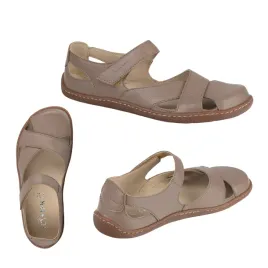 sandaly-damskie-barefoot-skorzane-olivier-clariss-na-rzep-cappuccino