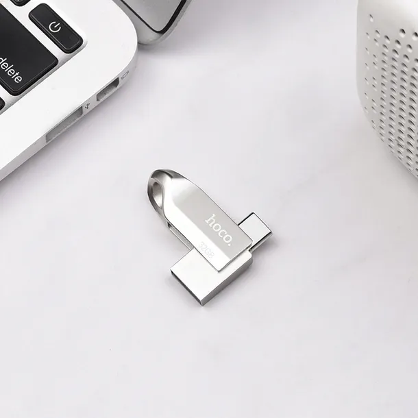 pendrive-32gb-usb-3-0-usb-a-usb-c-hoco-ud8-nikiel