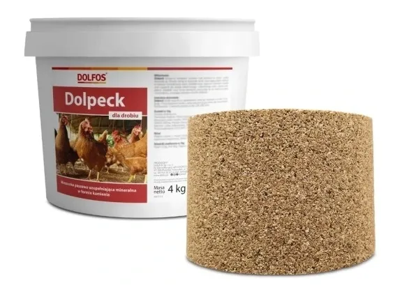 Dolpeck dziobak dla kur - minerały dla drobiu przeciwko kanibalizmowi 4 kg