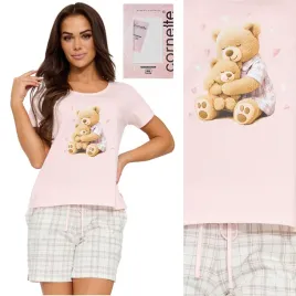 pizama-damska-krotki-rekaw-krotkie-spodenki-cornette-880-330-hug-me-xl