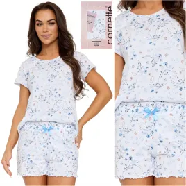 pizama-damska-krotki-rekaw-krotkie-spodenki-cornette-877-348-nadine-xl