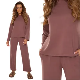 dres-damski-komplet-dresowy-maselko-de-lafense-butter-886-mocca-s