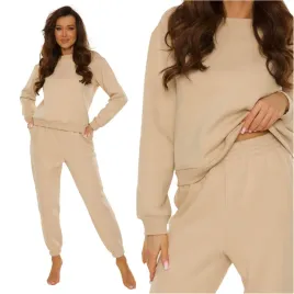 dres-damski-cieply-komplet-dresowy-de-lafense-indigo-812-piaskowy-xl