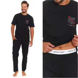 pizama-meska-bawelniana-krotki-rekaw-dlugie-spodnie-doctor-nap-7134-xxl