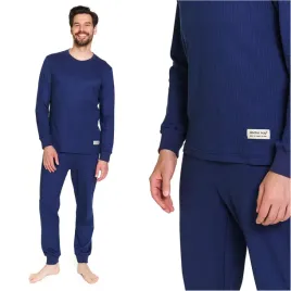 pizama-meska-bawelniana-dlugi-rekaw-doctor-nap-7350-granat-m