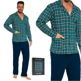 pizama-meska-rozpinana-elegancka-cornette-114-62-3xl