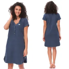 koszula-do-karmienia-ciazowa-do-szpitala-doctor-nap-9505-granatowa-xl