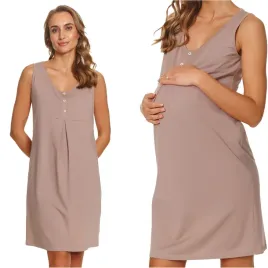 koszula-do-karmienia-ciazowa-bez-rekawow-doctor-nap-7460-bezowa-xxl