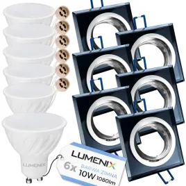 6x-oprawa-ruchoma-kwadrat-szklana-czarna-zarowka-gu10-led-10w-zimna