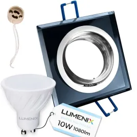 zestaw-oprawa-ruchoma-kwadrat-szklana-czarna-zarowka-gu10-led-10w-neutral