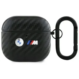 bmw-carbon-double-metal-logo-etui-airpods-4-czarny