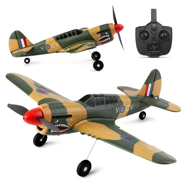 SAMOLOT ZDALNIE STEROWANY A220 WLTOYS XK 3D/6G P40 ŻYROSKOP TRYB AKRO