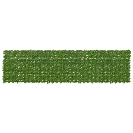 parawan-balkonowy-z-liscmi-zielony-i-zolty-400-x-100-cm