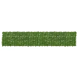 parawan-balkonowy-z-liscmi-zielony-i-zolty-400-x-75-cm