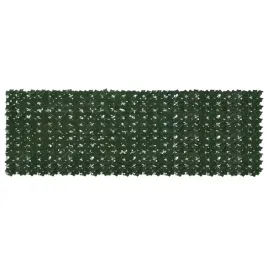parawan-balkonowy-z-liscmi-ciemnozielony-300-x-100-cm