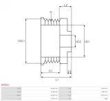 kolo-pasowe-alternatora-as-pl-ap2003-waga-z-opakowaniem-2-kg
