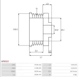 kolo-pasowe-alternatora-as-pl-ap0023-stan-nowy-jakosc-czesci-zgodnie-z-gvo-q-oryginal-z-logo-producenta-czesci-oem-oes