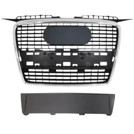 audi-a3-8p-2005-2008-atrapa-zderzaka-grill-chrom-wspornik-tablicy-nowa