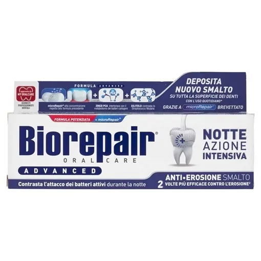 BioRepair Night pasta do zębów intensywna odbudowa nocą 75 ml
