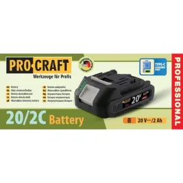procraft-20-2c-akumulator-20v-2ah-li-ion-usb-c