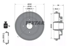 beben-ham-suzuki-t-ignis-13-15-03-bez-lozyska-textar-94049400