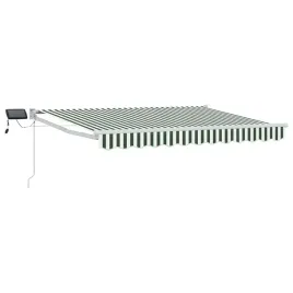 markiza-reczna-z-ledami-zielony-i-bialy-3-x-25-m