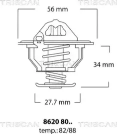 termostat-subaru-88c-toyota-mitsubishi-lexus-triscan-8620-8088