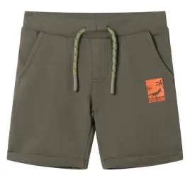 szorty-dzieciece-ze-sznurkiem-ciemne-khaki-116
