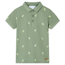 koszulka-polo-dziecieca-khaki-z-palmami-92-18-24m