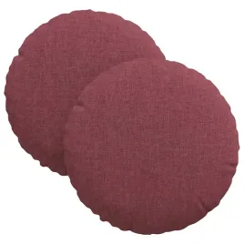 poduszki-na-siedziska-2-pcs-czerwone-wino-o30-x-13-cm-tkanina